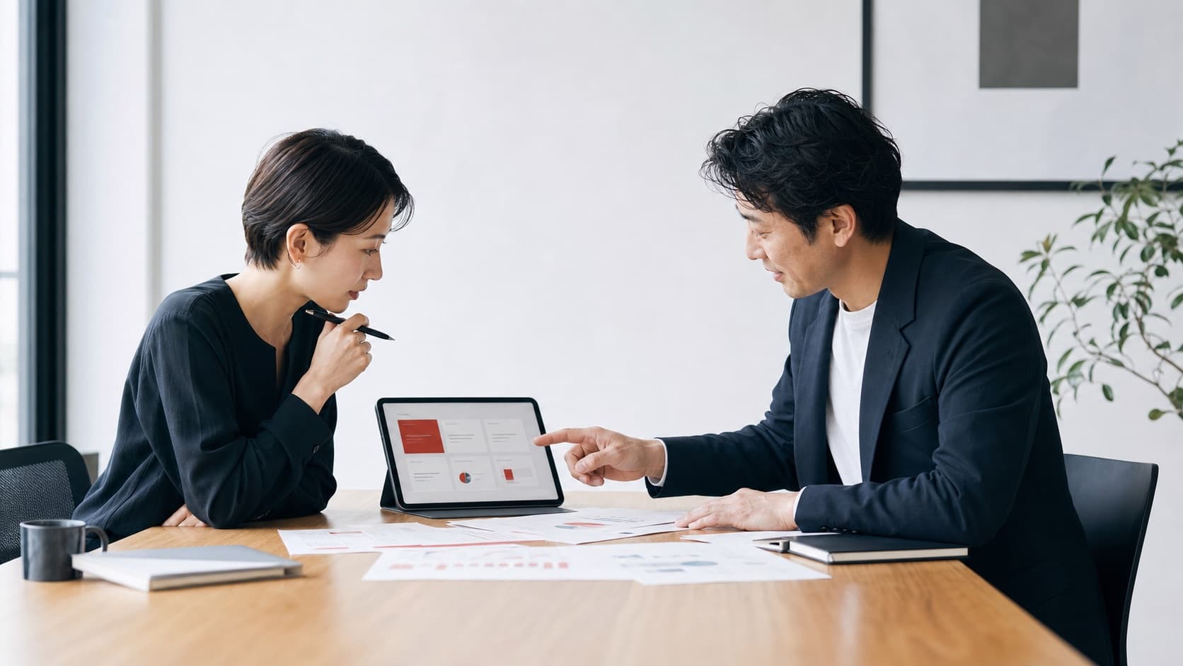 社員がTodoを確認して行動するイメージ
